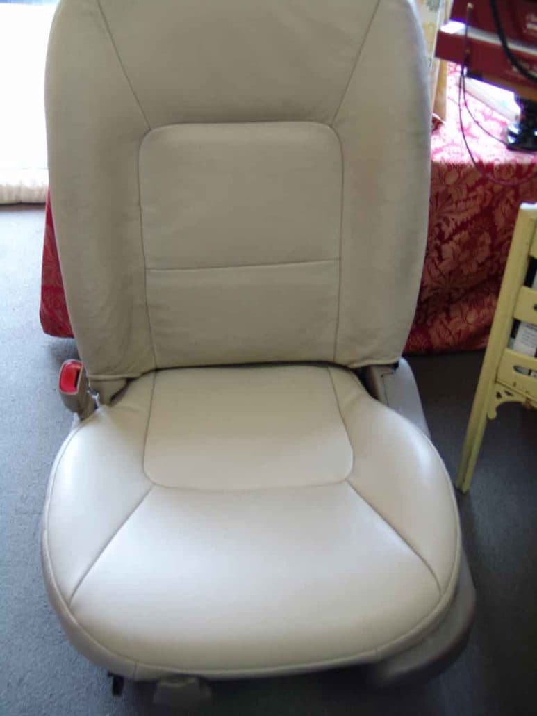 Car seat re-upholstery