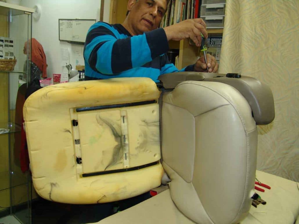 Custom auto upholstery