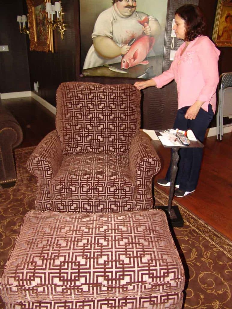 Chair re-upholstery