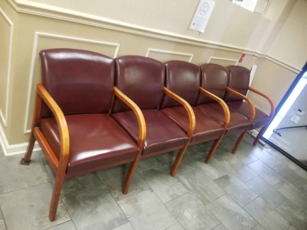 Commercial clinic seating
