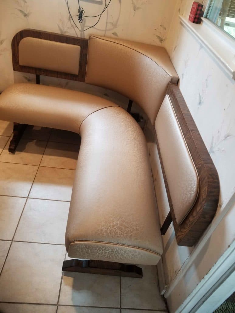 Kitchen nook banquette seating