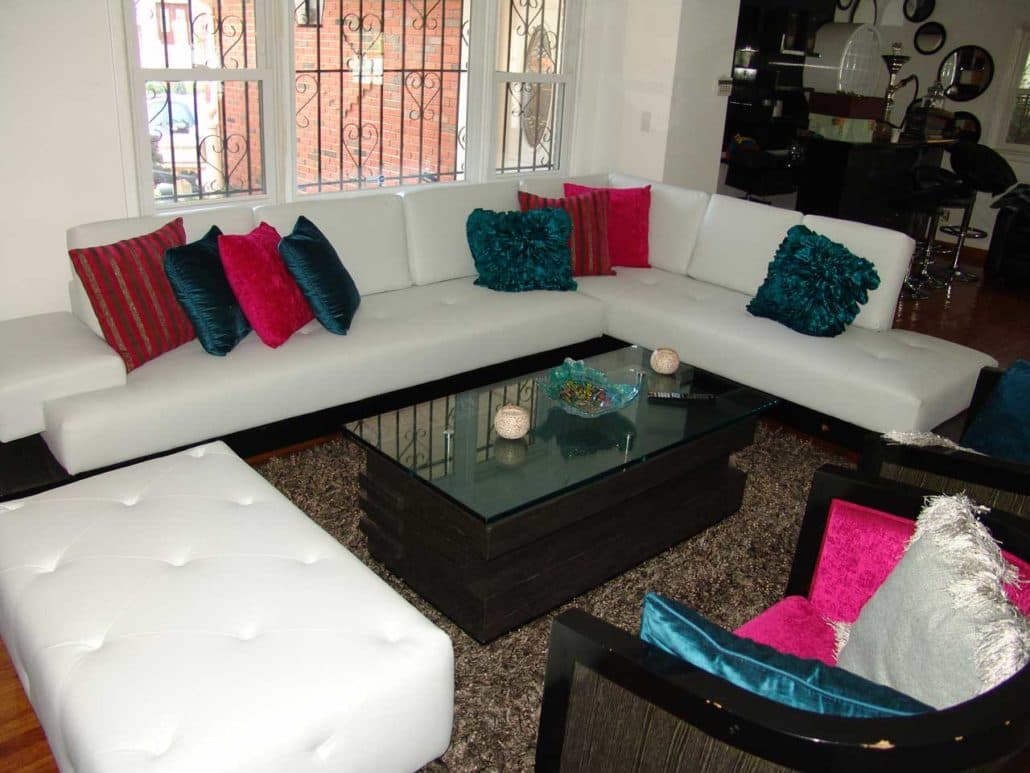 Leather sofa re-upholstery