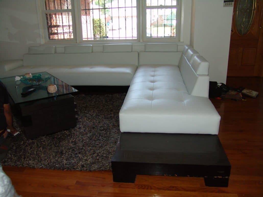 Custom fabric upholstery